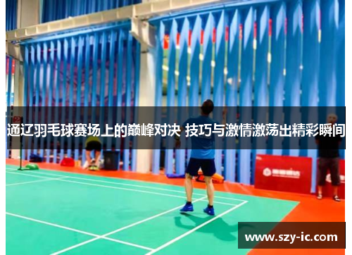 通辽羽毛球赛场上的巅峰对决 技巧与激情激荡出精彩瞬间